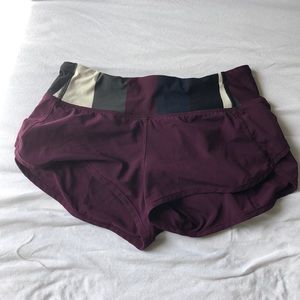 Lululemon shorts size 2